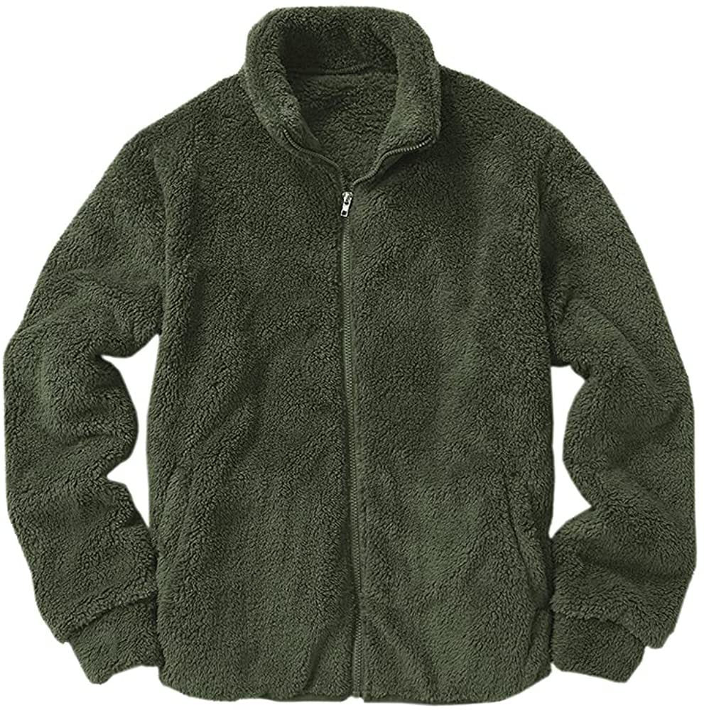 Fall Men's Plush Cardigan Jacket